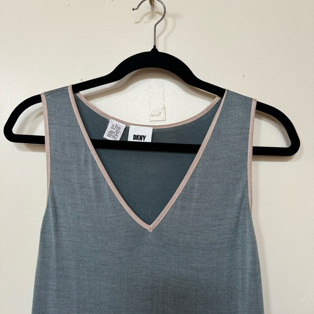DKNY 100% sill knit dress